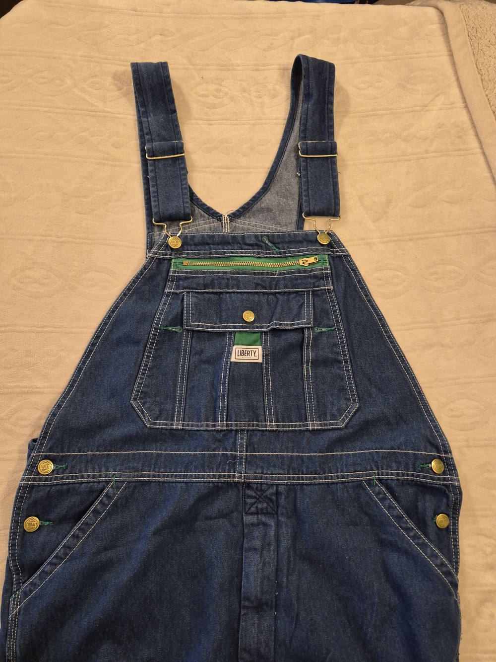 Liberty Men’s Dark Blue Denim Overalls